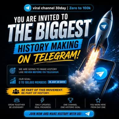 Immagine del profilo di Viral Channel 30Day | Zero to 100k su Telegram