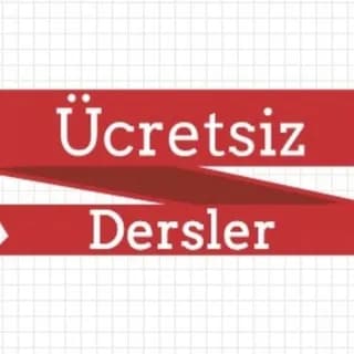 Imagem de perfil de Ücretsiz Dersler no Telegram