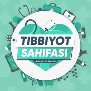 Immagine del profilo di TIBBIYOT SAHIFASI 💊 su Telegram