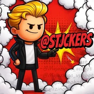Profile image of Stickers 😼استیکر on Telegram