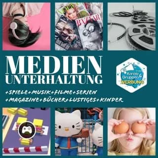 Profilbild von Medien & Unterhaltung finden in Werbekanal auf Telegram