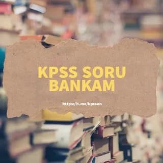 Profile image of KPSS SORU BANKAM on Telegram