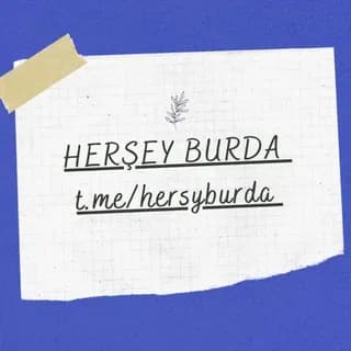 Profile image of Herşey Burda on Telegram