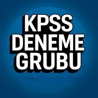 Profile image of KPSS DENEME GRUBU on Telegram