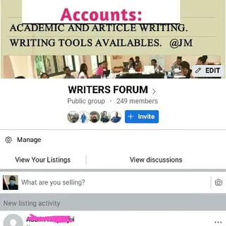 WRITERS FORUM