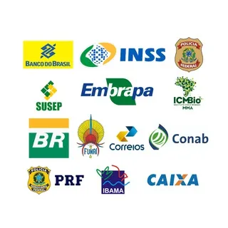 Concurso Caixa, INSS, Banco do Brasil, Correios, PRF, PF, Petrobrás, IBAMA, ICMBio, Conab, Funai, Susep, Embrapa e afins