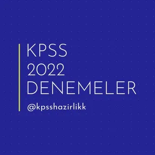 KPSS DENEME VE SORU ÇÖZÜMLER